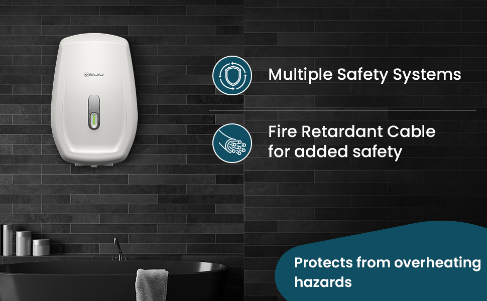 bajaj water heater for home, geyser, water geyser for bathroom , fast heating water heater