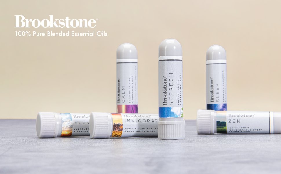 Brookstone Aromatherapy Inhaler Essential Oil Inhaler for