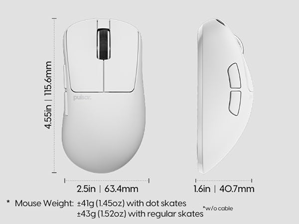 Amazon.com: Pulsar Gaming Gears Xlite Crazylight Wireless Gaming