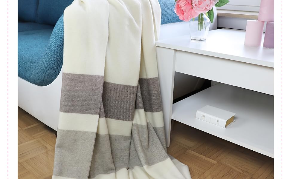 Kaschmirdecke, Wohndecke, Sofadecke, Couchdecke, Schlafdecke