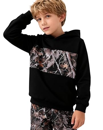 Boys Clothing Set Camo Hoodie