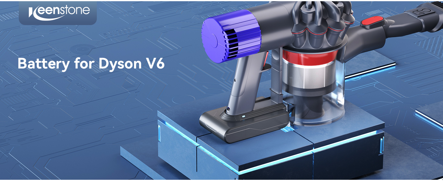 Battery for Dyson V6, Keenstone Replacement Dyson V6 Battery 4600mAh