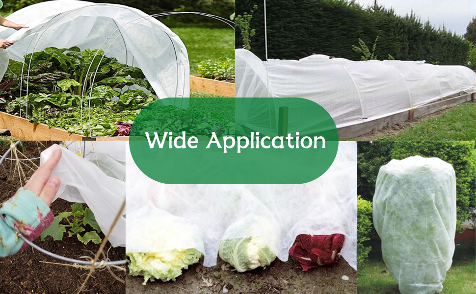 FROST CLOTH PLANT FREEZE PROTECTION FOR WINTER FLOATING ROW COVERS FOR GARDERN PLANT BLANKET