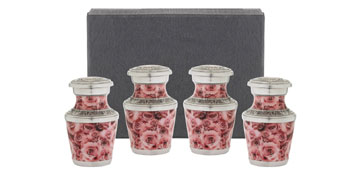 Pink Roses Keepsake Urn