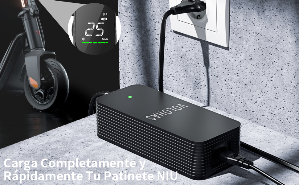 Carregadores de 53,5 V 2 A para NIU KQi3 Pro/Max/KQi2 Pro/KQi 1/1 Pro/KQi Air/Air X Scooter