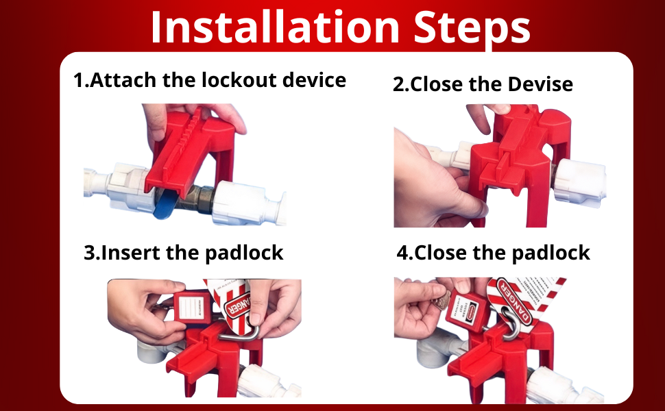 Emsea 5 Pcs Lock Out MCB Circuit Breaker Device Push Pin Out Lock Industrial ... | Australia