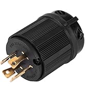 NEMA Plug and Socket (4 Pin US Plug NEMA L14-20P 125V/250V 20A)