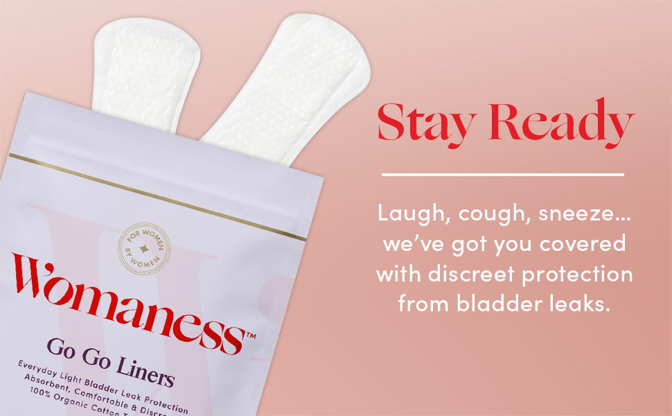 Womaness Go Go Liners Feminine Pads Light Everyday