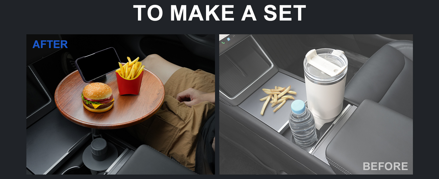 360° Rotating Cup Holder Tray Organizer