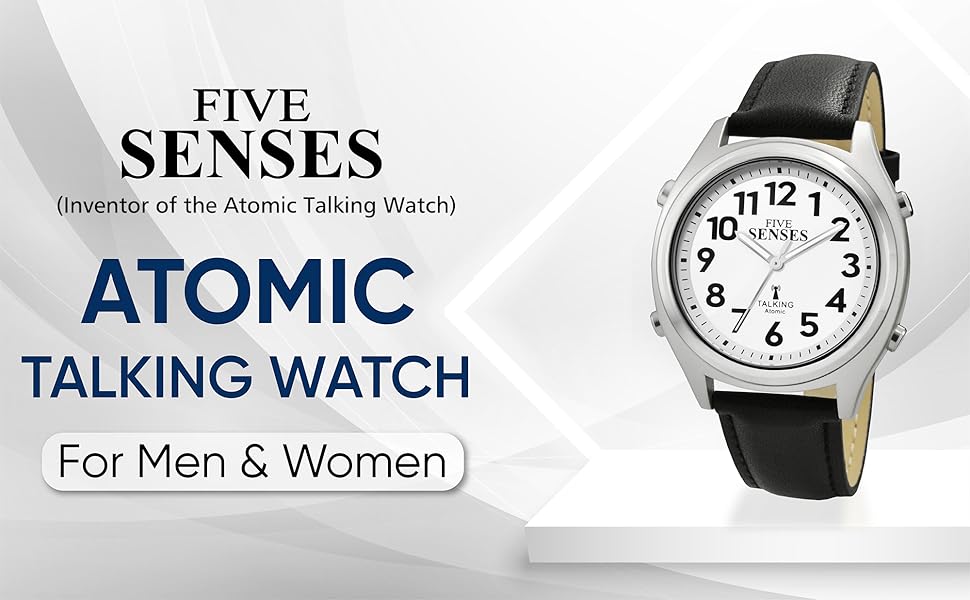 FIVE SENSES ATOMIC TALKING WATCH