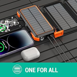 external phone battery with solar charger