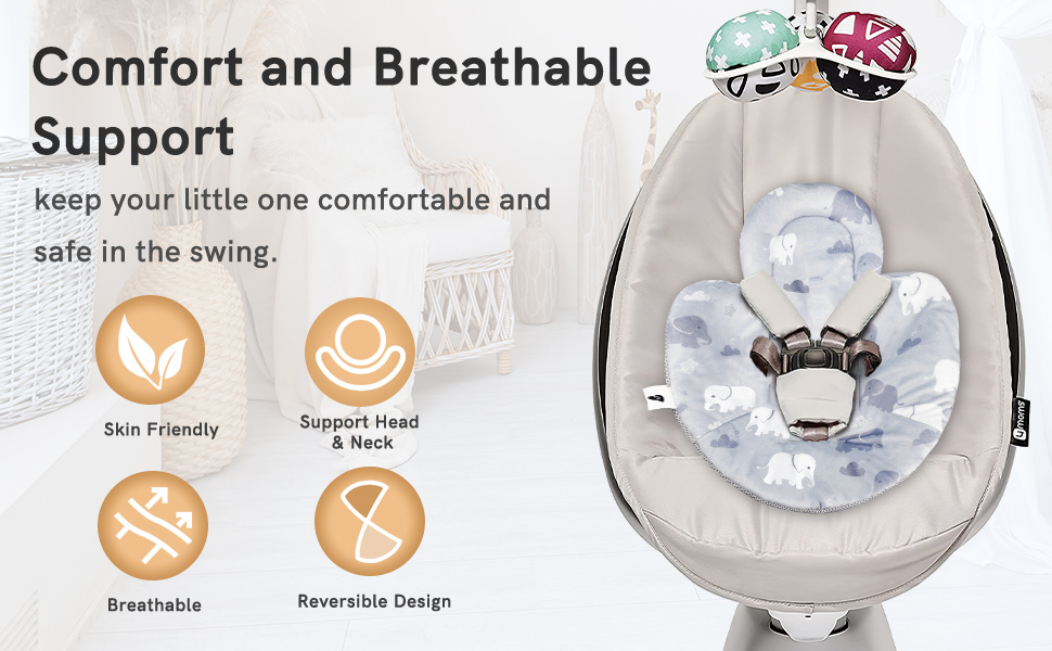 TANOFAR Infant Insert Compatible with 4Moms MamaRoo and