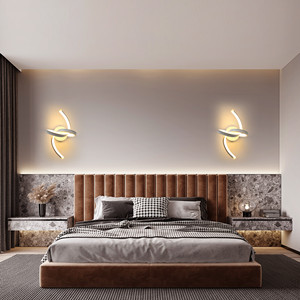 Lampada Da Parete Moderna A LED, 16W, 220V Lampada Da Parete Per Interni Con Personalità Semplice, Applique Da Parete Con Illuminazione Bianca Calda 3500K Per Camera Da Letto, Soggiorno, Corridoio (se 15 applique per camera da letto