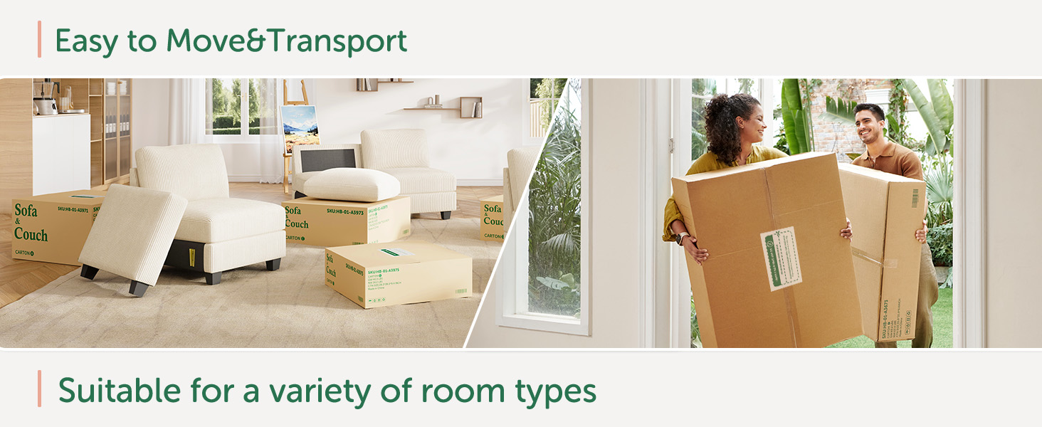 Easy to Move&Transport