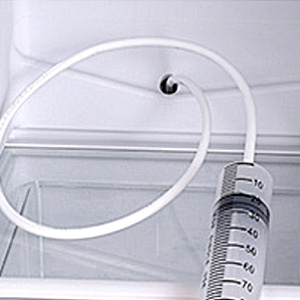 Agujero de drenaje del refrigerador