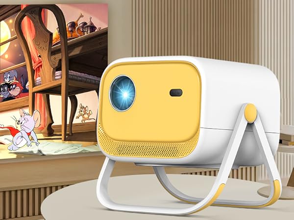 Amazon.co.jp: プロジェクター 家庭用 【360°回転】26000LM