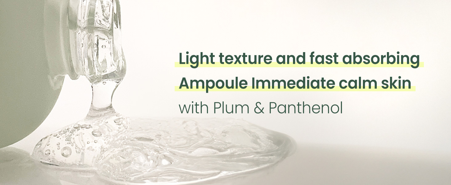 PLUM &amp;amp; PANTHENOL Calming Ampoule