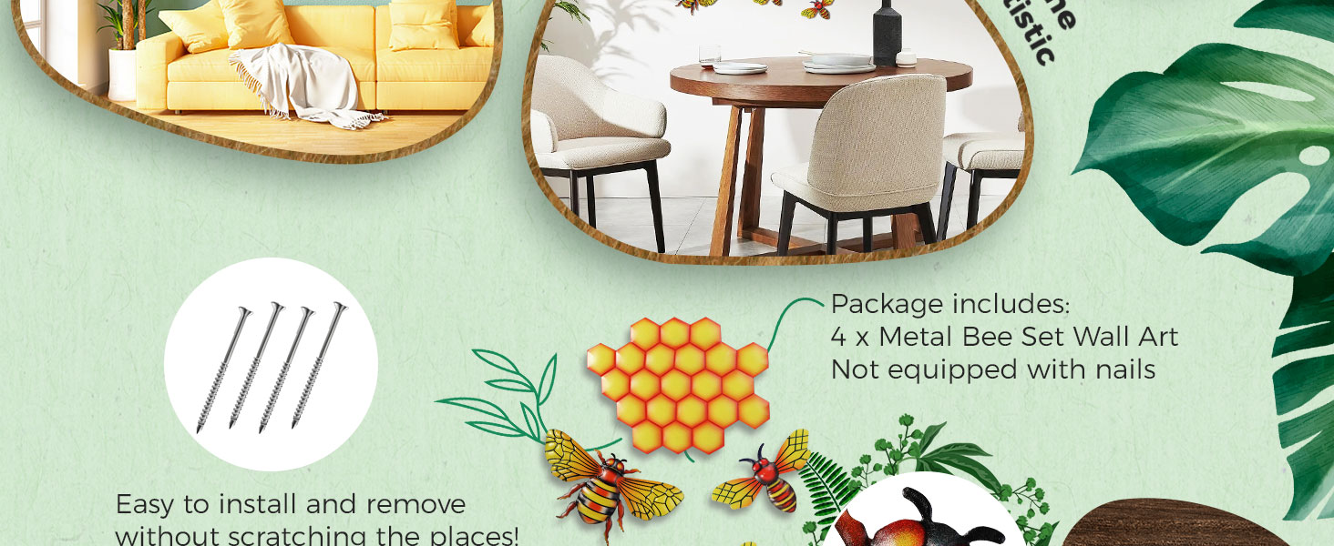 metal wall art decor