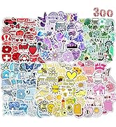 Stickers 300 PCS Stickers Aesthetic for Adult Kids and Teens Cute Color Game Style Waterproof Vin...