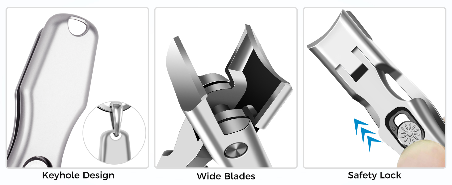 German Nail Clippers for Men Thick Nails