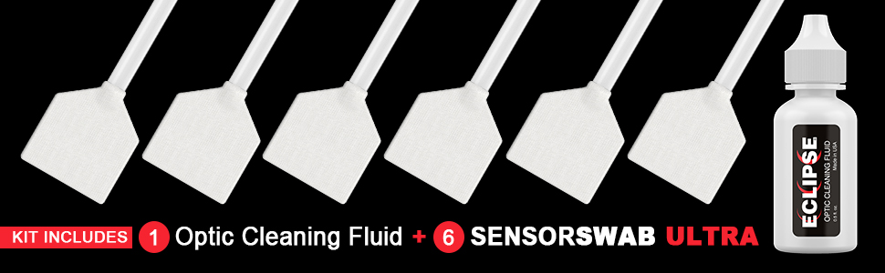 Sensor Cleaning Swab Kit + Eclipse