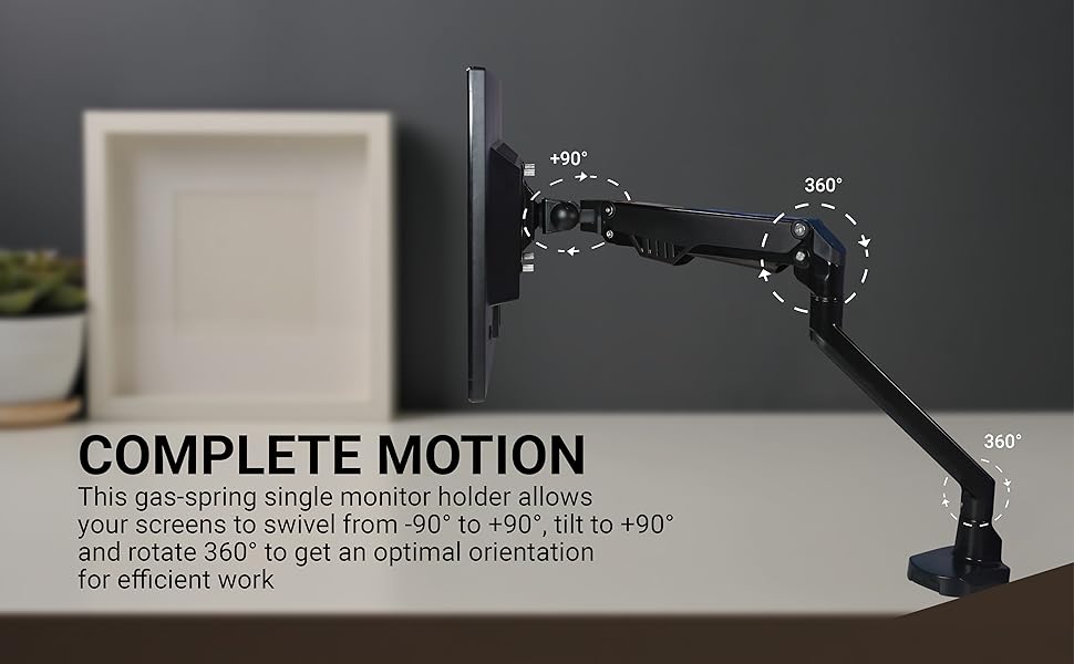 Buy iBELL Rotatable Heavy Duty TV Desk Mount Stand for LED/LCD/Monitor