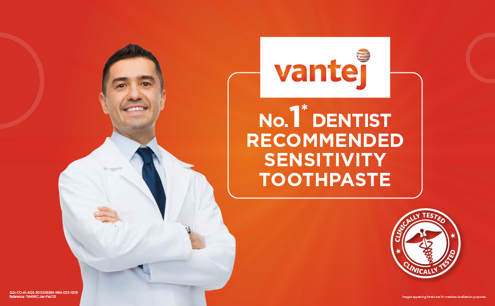 Vantej Dr. Reddy's Toothpaste For Sensitive Teeth Extra Foaming