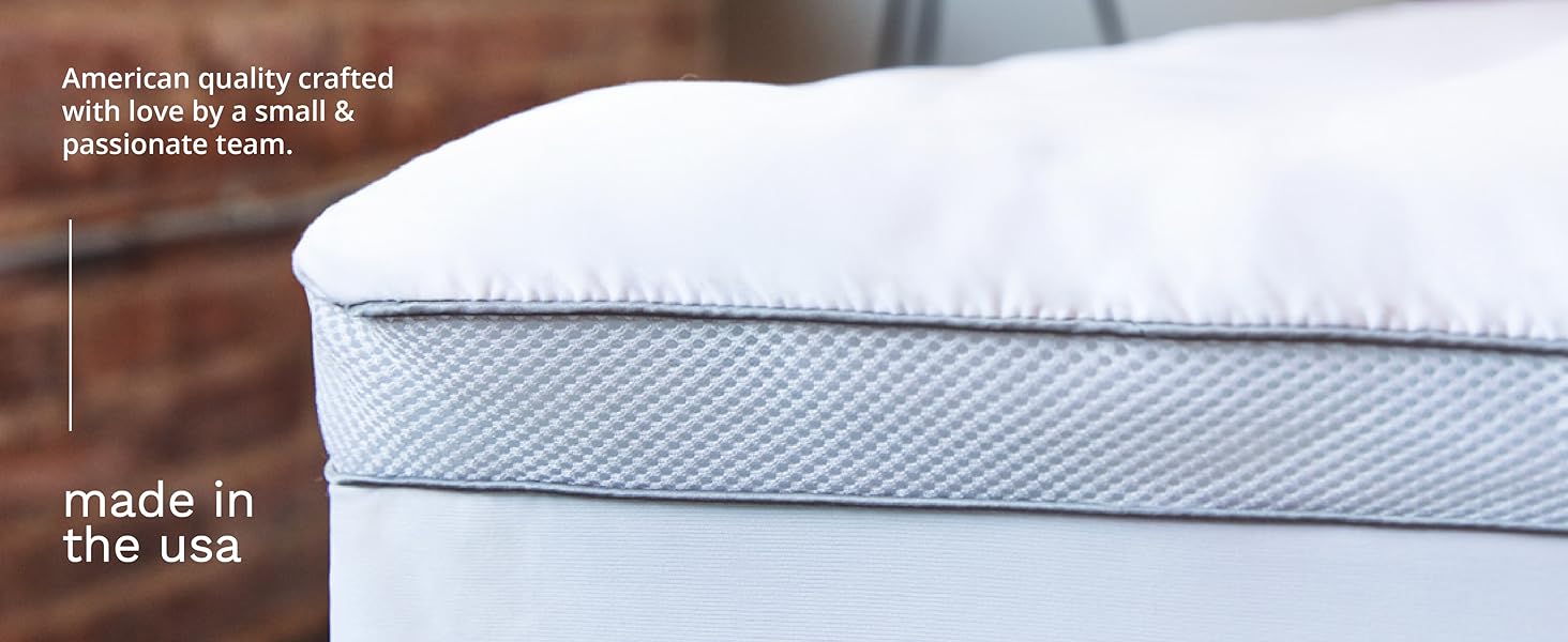 ViscoSoft 4 Inch Pillow Top Memory Foam Mattress Topper