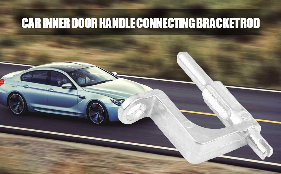 Keenso Door Handle Bracket Rod, Stainless Steel Car Interior Door Handle Bracket Inner Door