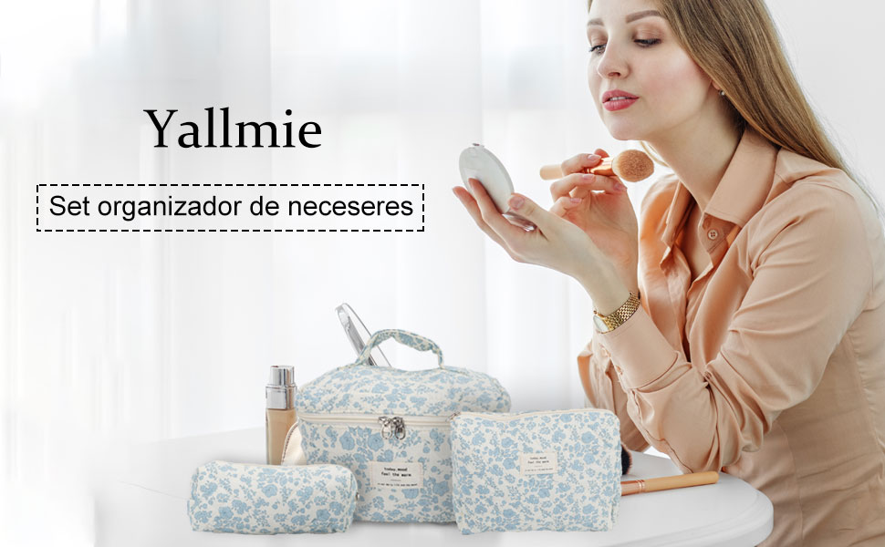 Neceser de viaje de 3 piezas