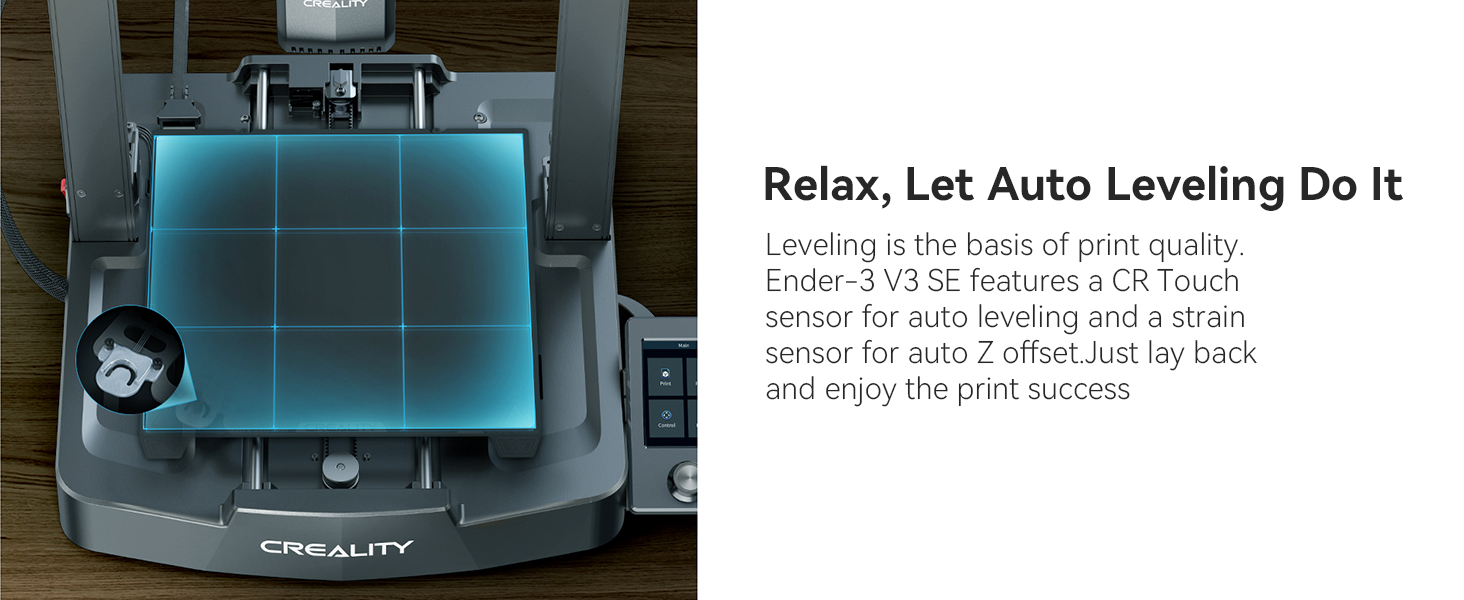 Official Creality Ender 3 V3 SE 3D Printer, 250mm High Printing Speed with CR Touch Auto Leveling Auto Z Offset Sprite Direct Extruder 220x220x250MM 11 ender 3 v3 se