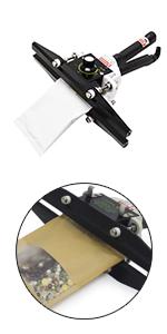 フードシーラー 食品密封保存・鮮度長持ち 0~300℃温度調整可能 アルミ箔袋・クラフト紙袋・複合フィルム袋など対応