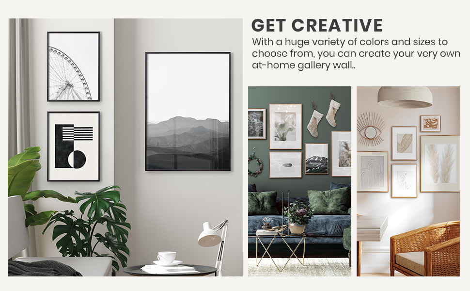 Opposite Wall Aluminium Metal Picture Frame, 19 ¾ x 27 ½