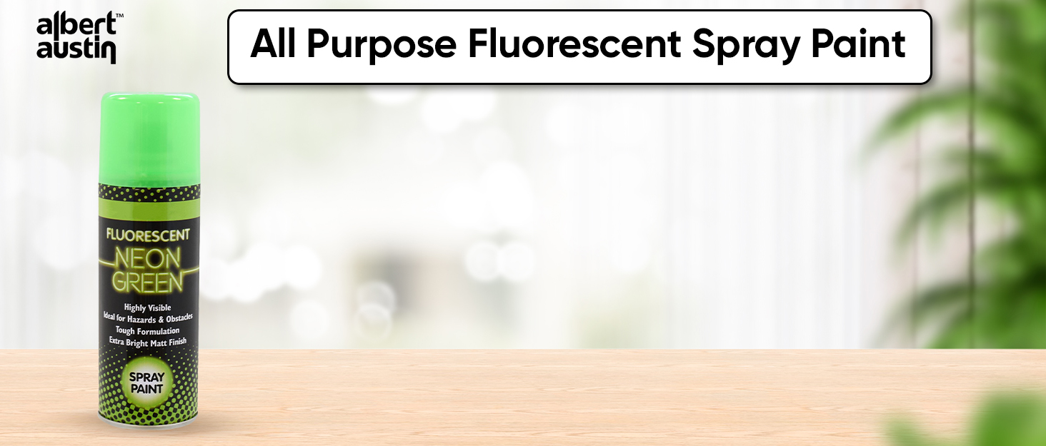 Albert Austin Bright Neon Spray All Purpose Fluorescent Spray Paint