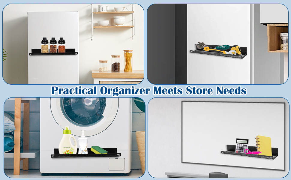 2 Pack Metal Book Shelf for Whiteboard Classroom