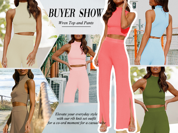 セットアップ muahmuah SET cropped man-to-man wide pants set-up 2 colors Amazon.com: ARTFREE Womens 2 Piece Outfits Sets Casual