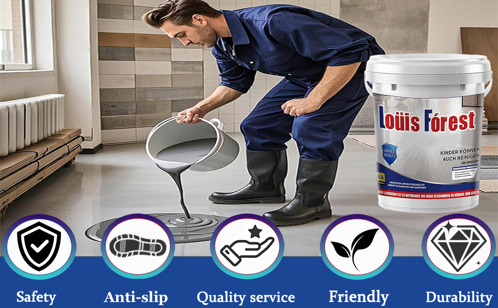Epoxy Colored Sand Floor Paint