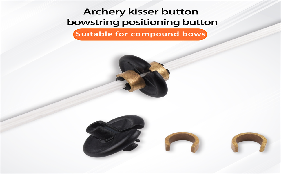 Archery kisser button