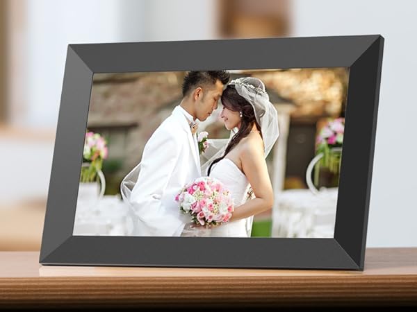 Amazon | FANGOR デジタルフォトフレーム Wi-Fi 10.1インチ 1280