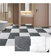 Art3d Peel and Stick Vinyl Floor Tiles 30-Pack 12 x 12 inch, Self Adhesive Waterproof Flooring Wo...
