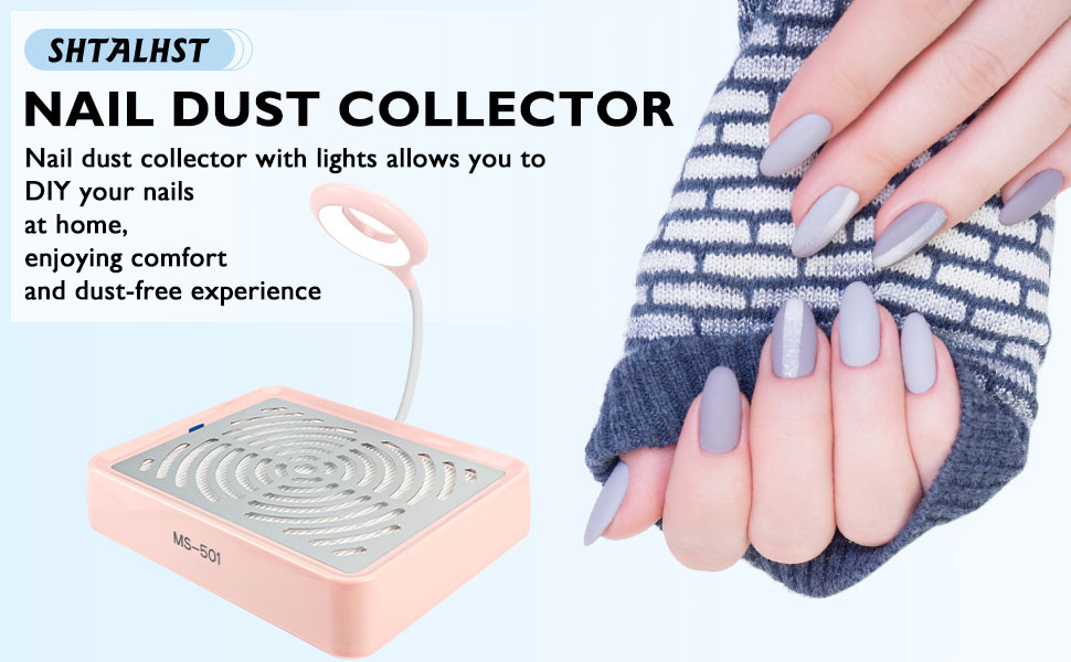Nail Dust Collector 40W Adjustable Dust Collector for Nails