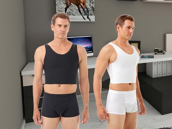 FTM袋 XUJI Chest Binder FTM Transgender Zip Up Binder Breathable