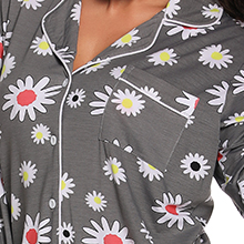 women long sleeve nightwear set