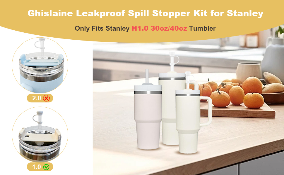 Ghislaine Straw Covers and Spill Stopper Accessories for