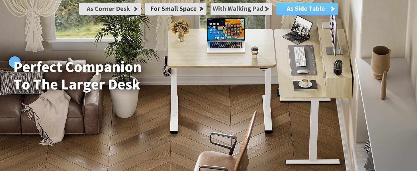 Okin Electric Small Standing Desk Adjustable Height