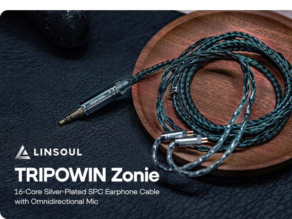 Amazon.com: Linsoul Tripowin Zonie IEM Cable, 16 Core Silver