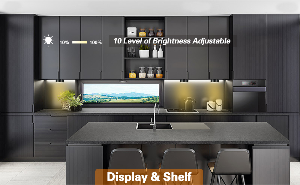 ZOOLIFE Puck Lights with Remote Control, Wireless LED Puck Light for