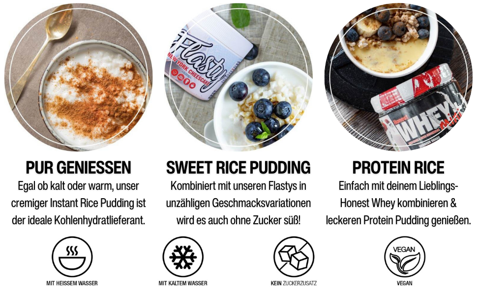 Instant Rice Pudding 1x 3000 g mit cremiger Konsistenz ideal als ...