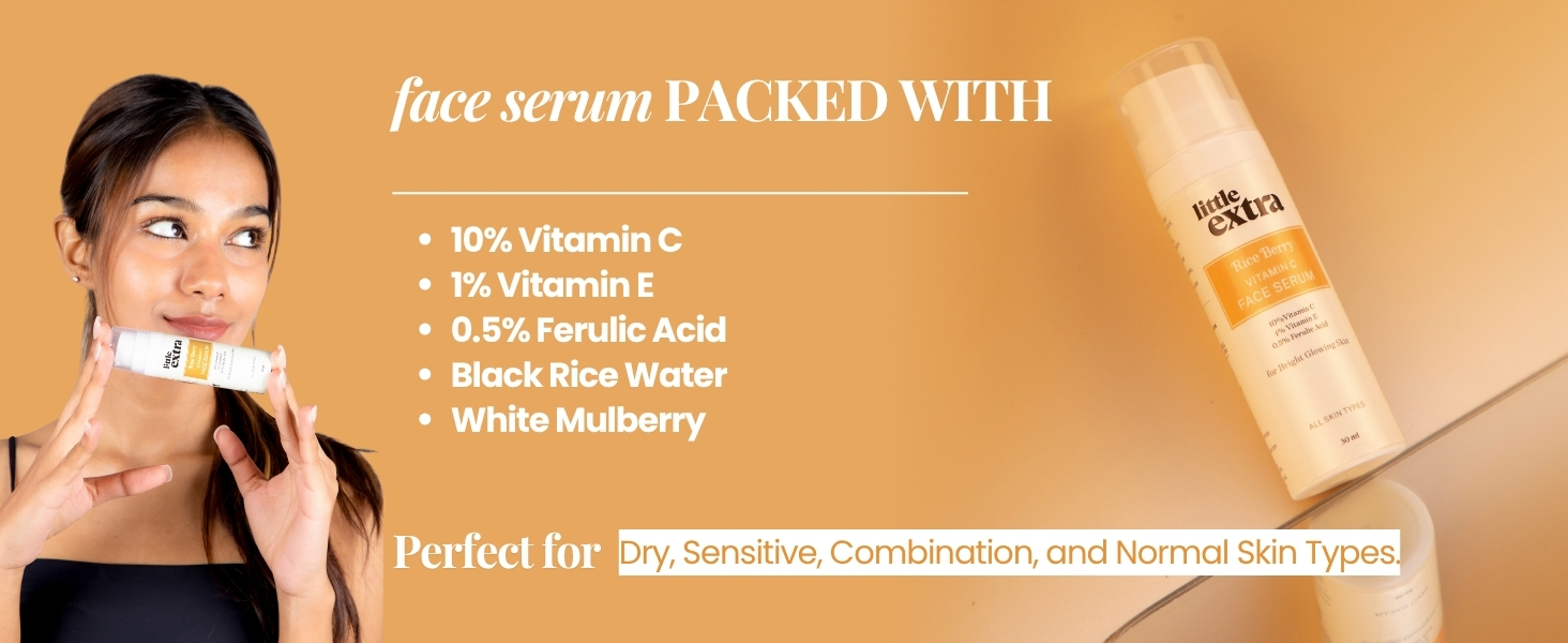Vitamin c face serum for dull skin
