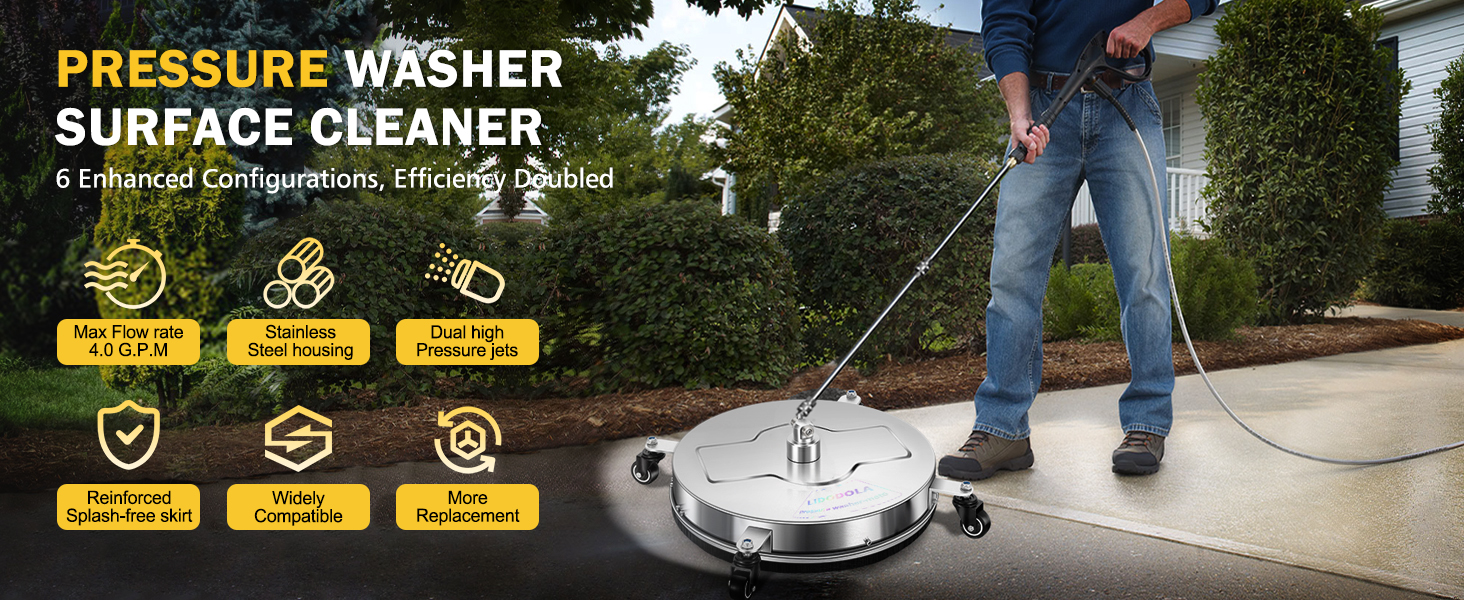 pressure washer surface cleaner